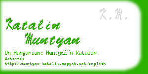 katalin muntyan business card
